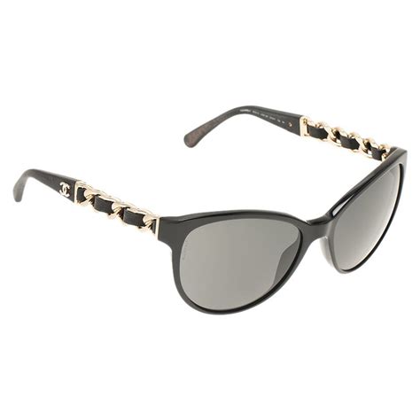 chanel sunglasses 5215|CHANEL Cat Eye Chain Sunglasses 5215.